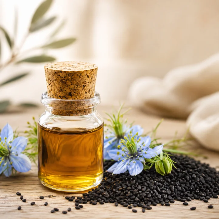 Huile de nigelle et produit fini
